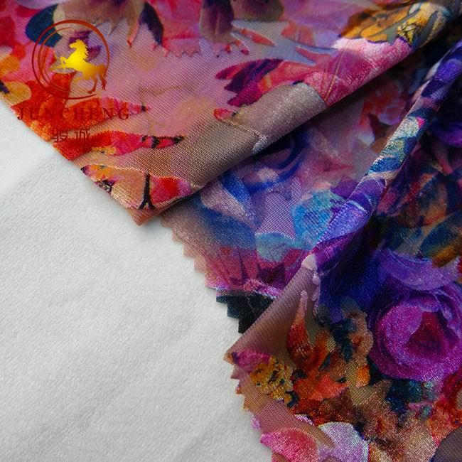 100 silk velvet fabric 4