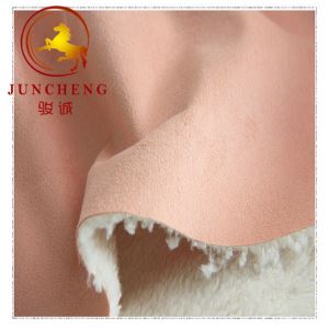 Suede yopishtirilgan Sherpa mato